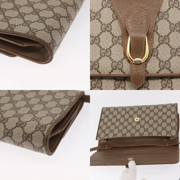 GUCCI GG Supreme Shoulder Bag PVC Beige Gold 904 02 050 Auth ep12421 - Picture 14 of 14